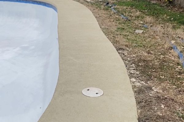 These are the separate steps of repairing a deck and spraying it with a spray deck texture - 6